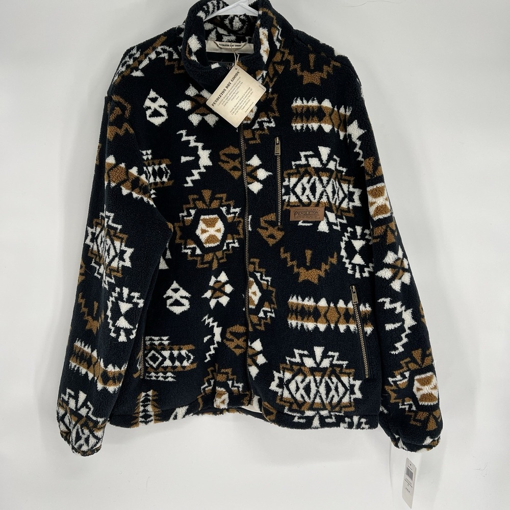 New! Pendleton Men's Berber Canvas Fleece Jacket‎ XL Western MSRP $195